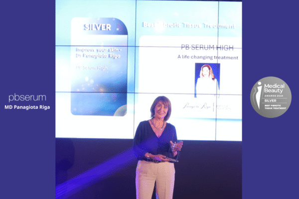 Medical Beauty Awards 2024 Silver medal για pbserum MD Panagiota riga της Dermaceuticals